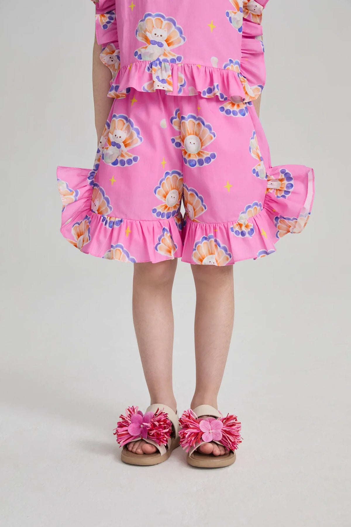 Mermaid Pearl Cat Shorts