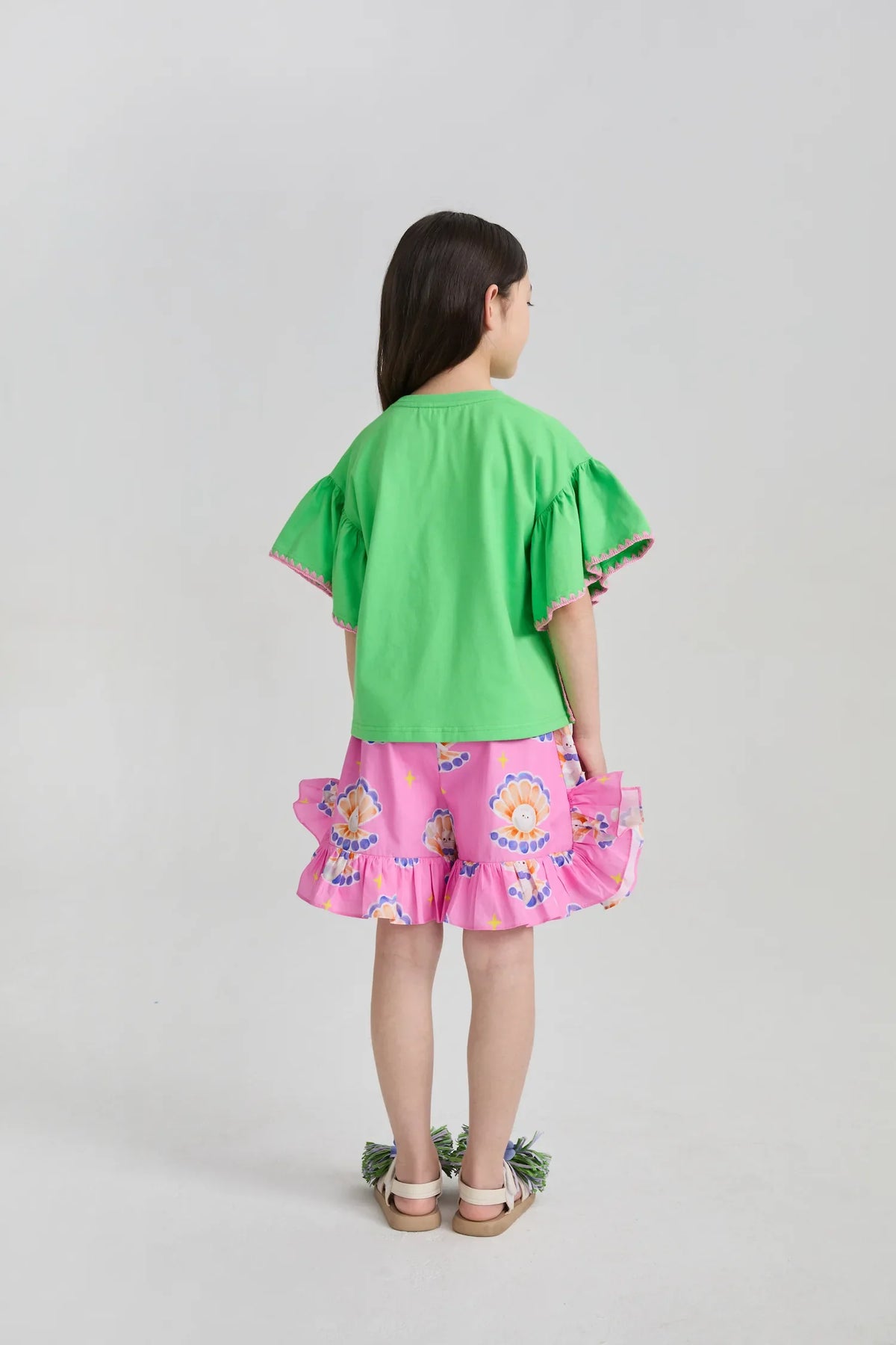 Mermaid Pearl Cat Shorts