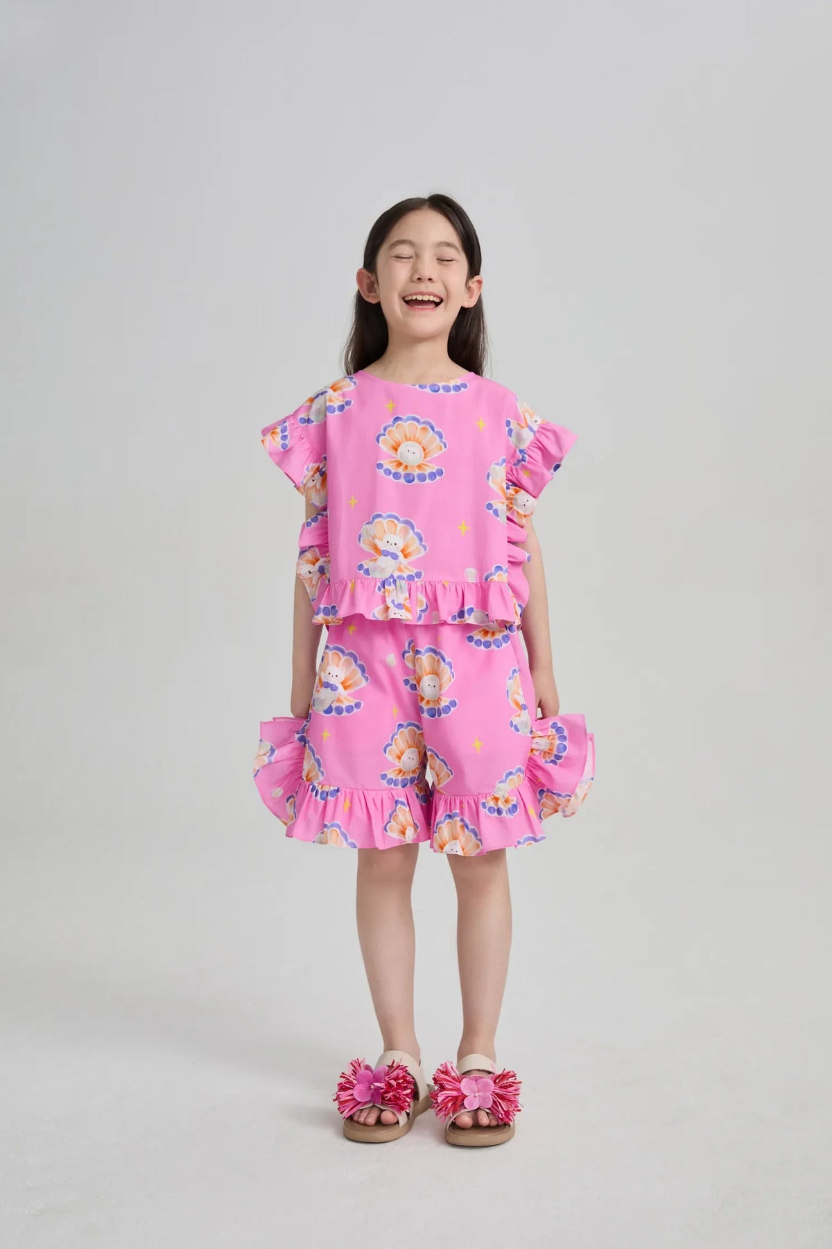 Mermaid Pearl Cat Shorts