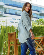 Oversize Musselin-Bluse "Maja"