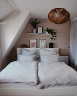 Musselin-Bettwäsche "Eliane" • Light Grey