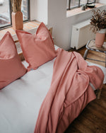 Musselin-Sommerdecke "Josephin" • Altrosa