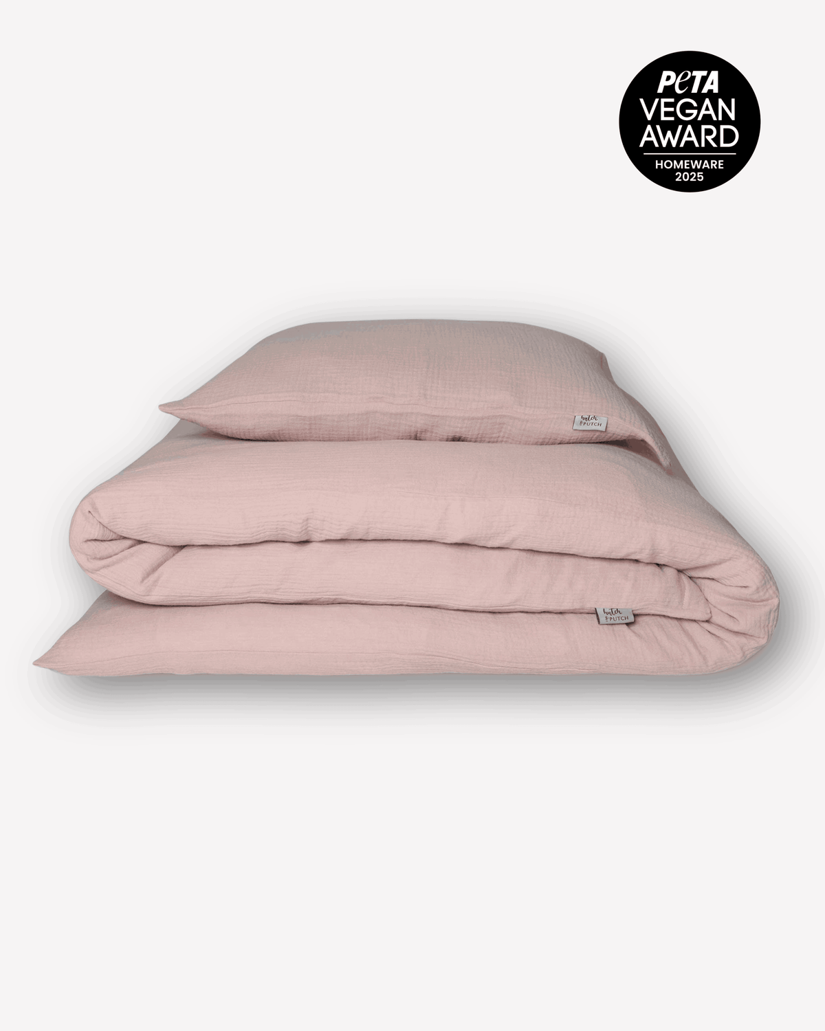 Musselin-Bettwäsche "Eliane" • Blush