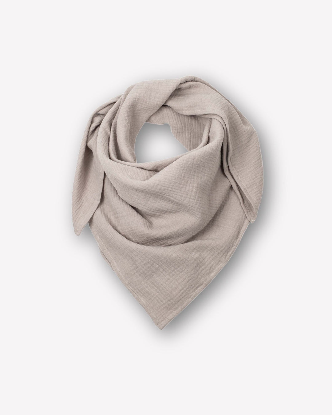 Musselin-Halstuch Baby • Stein