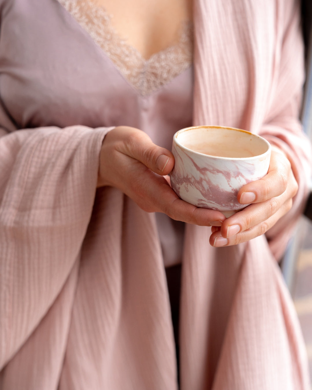 Musselin-Sommerdecke "Josephin" • Blush