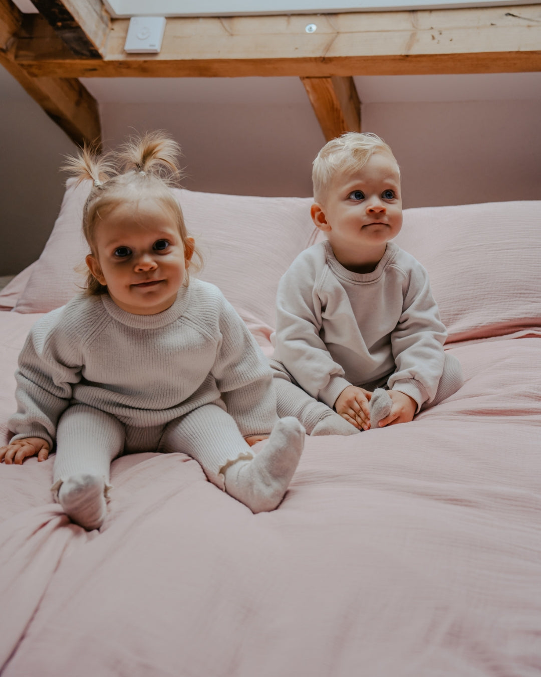 Musselin-Bettwäsche "Eliane" • Blush