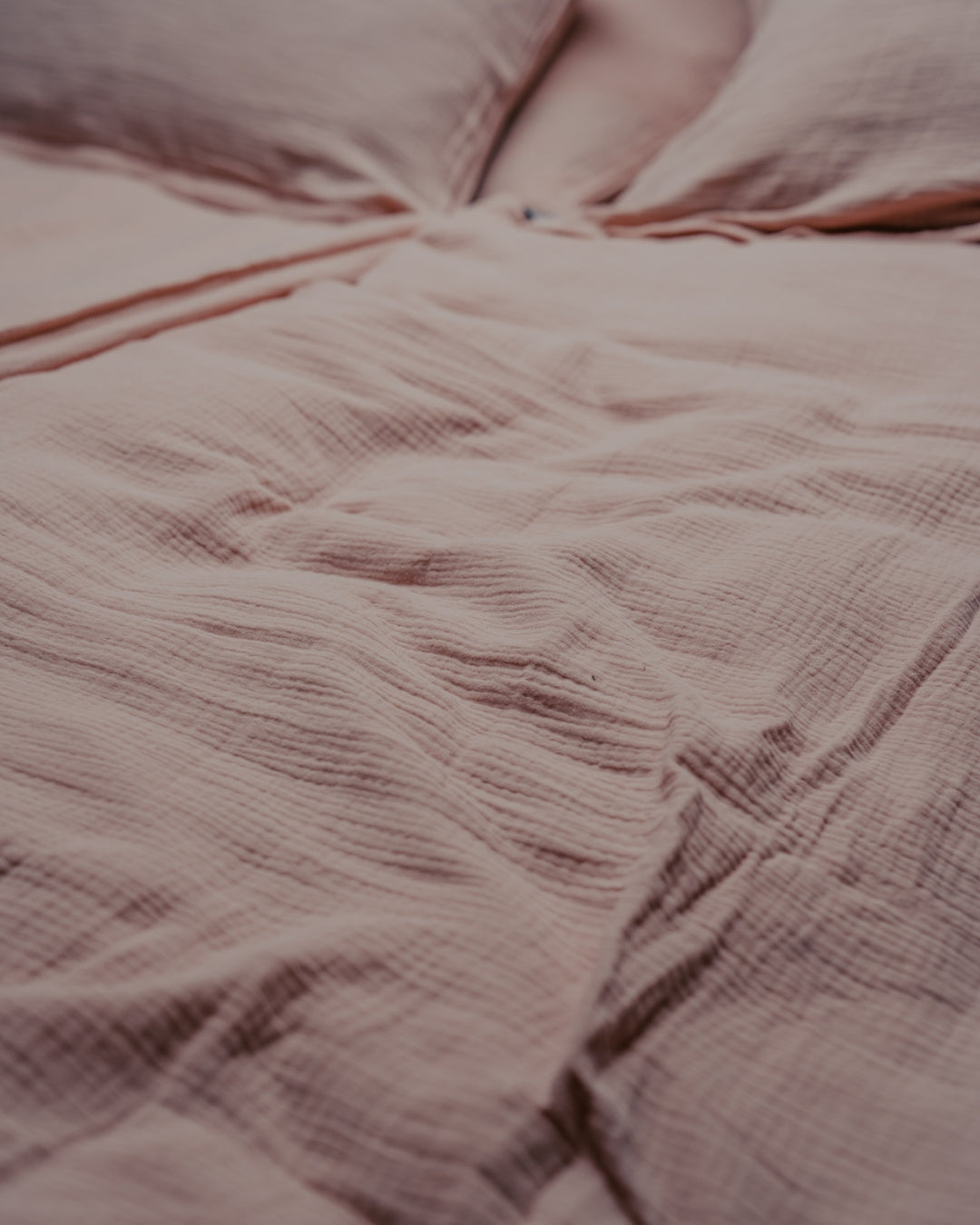 Musselin-Bettwäsche "Eliane" • Blush