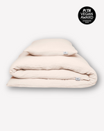 Musselin-Bettwäsche "Eliane" • Beige