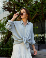 Oversize Musselin-Bluse "Maja"