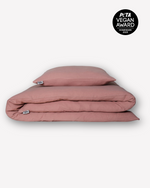 Musselin-Kinderbettwäsche "Eliane" 100cm x 135cm • Altrosa