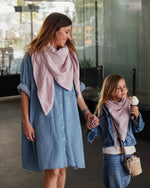 Musselin-Halstuch Erwachsene • Mauve