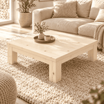 Silage Couchtisch Premium Line | Handgefertigt aus 100% Bio Kiefer Massivholz für Ihr Zuhause Namma Markt