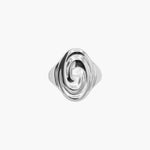 ONDINE OVAL RING SILVER