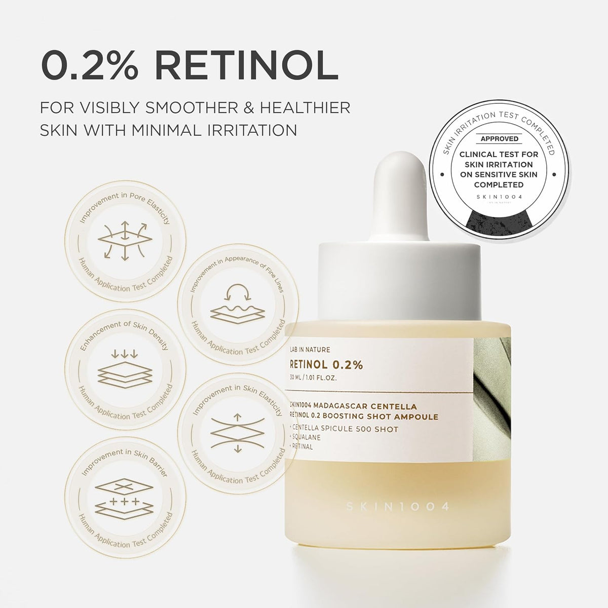 SKIN1004 Madagascar Centella Retinol 0.2 Boosting Shot Ampoule 30 ml