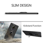 NALIA Ringhülle für Huawei Mate 20X – Ring-Ständer 360° & für Magnet-Halter – GRIP360 (Mattiertes Silikon Case) – Marke aus Berlin