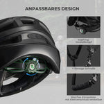 Fernsteuerbarer Smart Fahrradhelm mit Licht