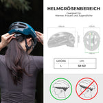 Fernsteuerbarer Smart Fahrradhelm mit Licht