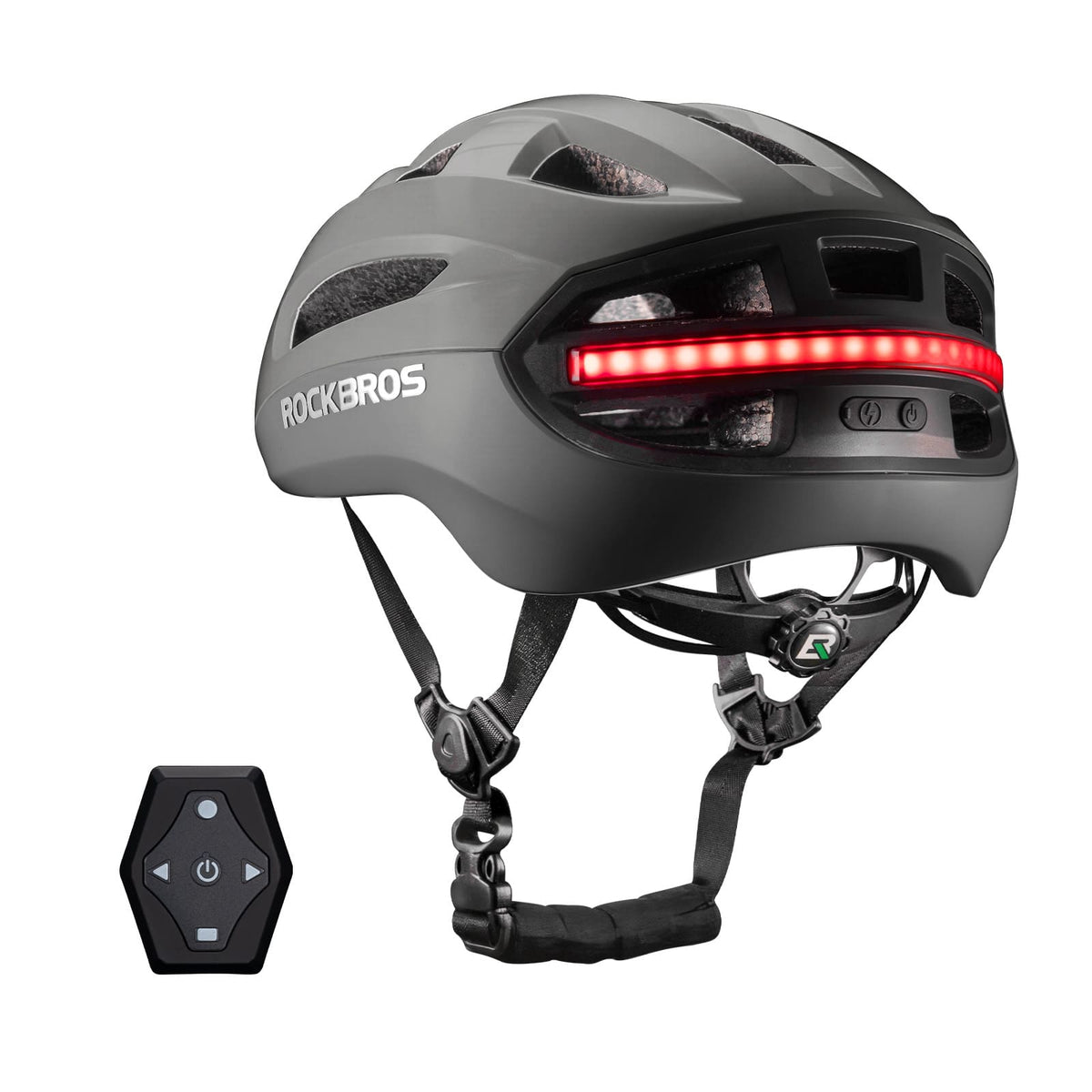 Fernsteuerbarer Smart Fahrradhelm mit Licht