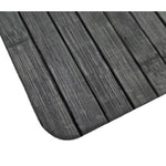 Sofatablett flexibel Bambustablett Bambus Natur anthrazit Armlehnen Schoner