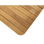 Sofatablett flexibel Bambustablett Bambus Natur anthrazit Armlehnen Schoner