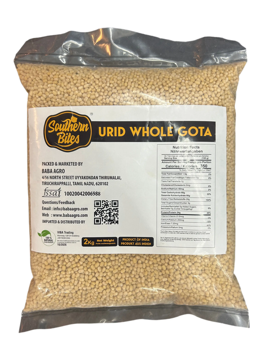 Southern Bites Premium Urid Gota 2kg - Namma Markt