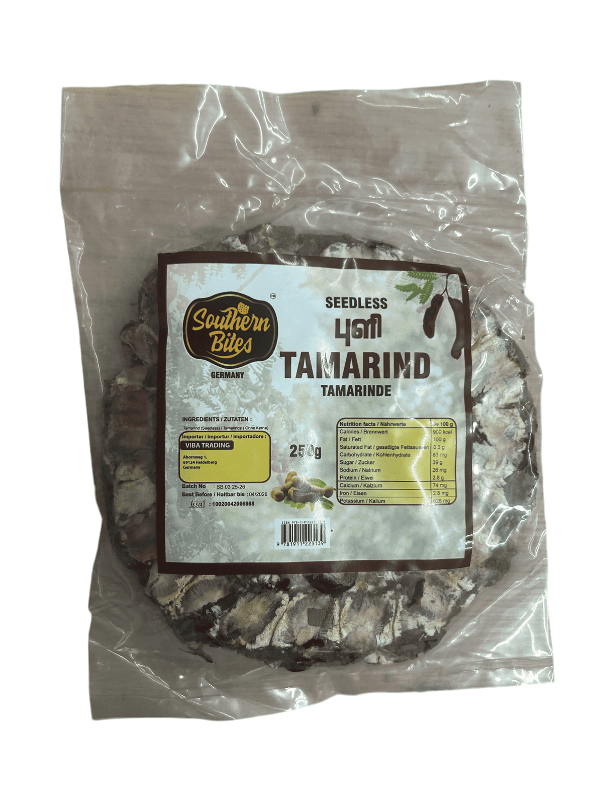 Southern Bites Seedless Tamarind 250g - Namma Markt