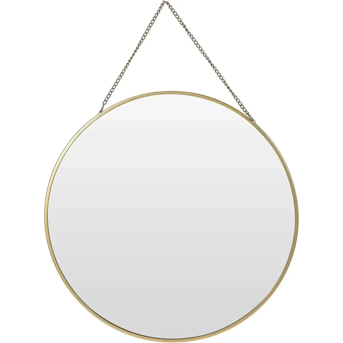 Spiegel rund Wandspiegel Schminkspiegel runder Dekospiegel Metall GOLD Ø 30 cm Namma Markt