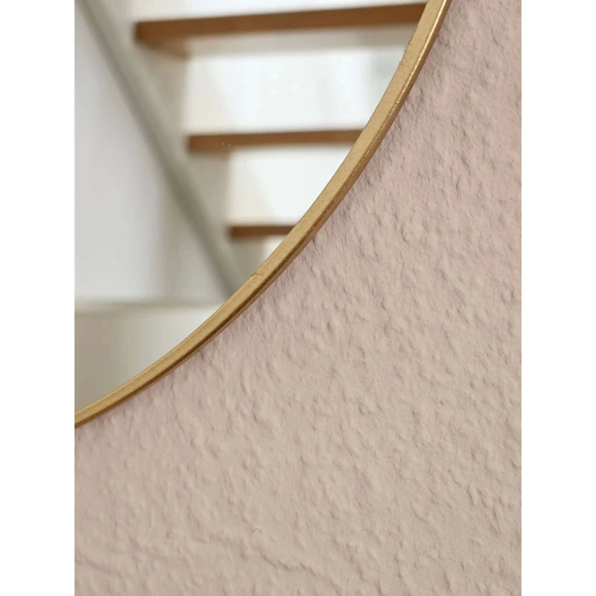 Spiegel rund Wandspiegel Schminkspiegel runder Dekospiegel Metall GOLD Ø 30 cm Namma Markt
