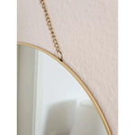 Spiegel rund Wandspiegel Schminkspiegel runder Dekospiegel Metall GOLD Ø 30 cm Namma Markt