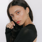 SPIRAL LONG EARRINGS MARE GOLD