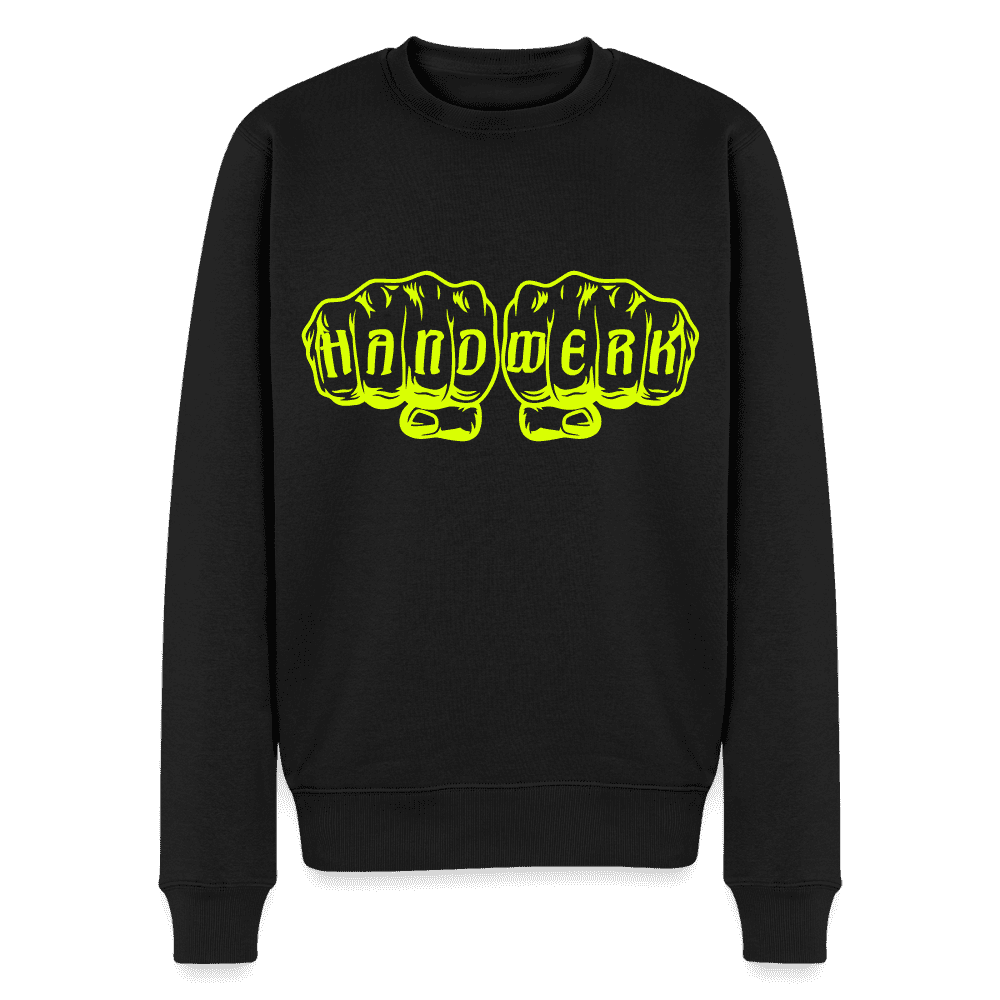 Unisex Premium Pullover "Klimatechniker" neongelb Namma Markt