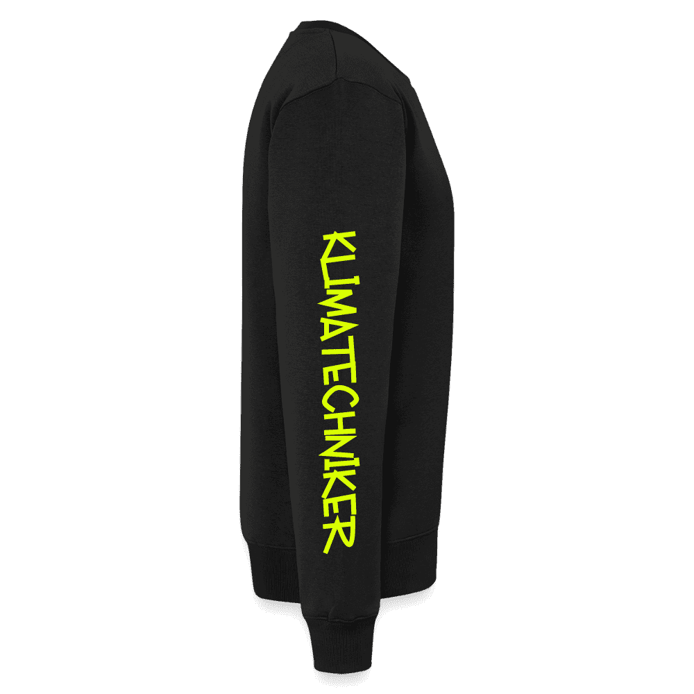 Unisex Premium Pullover "Klimatechniker" neongelb Namma Markt