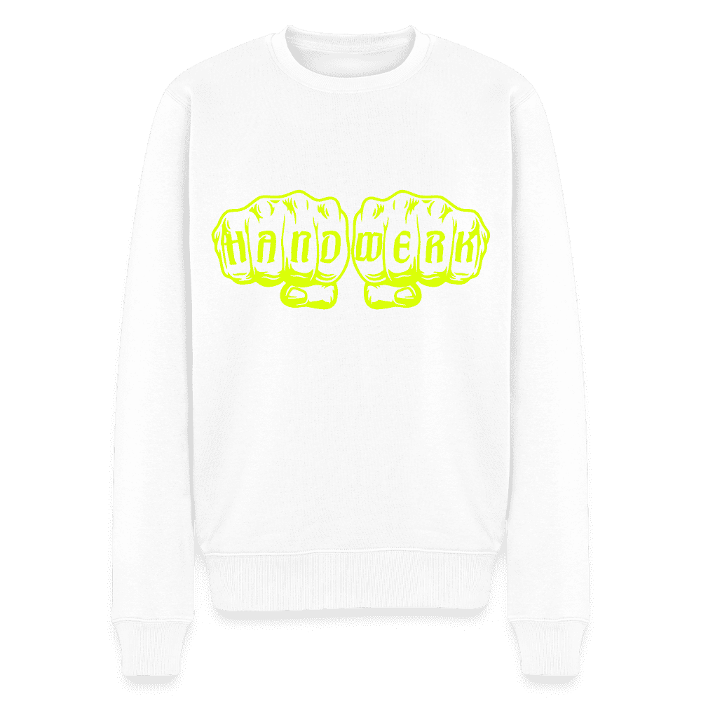 Unisex Premium Pullover "Klimatechniker" neongelb Namma Markt
