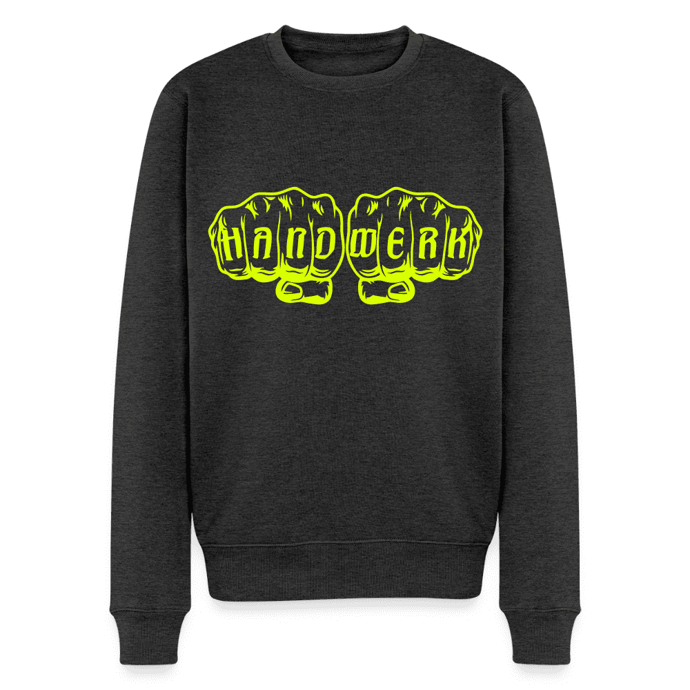 Unisex Premium Pullover "Klimatechniker" neongelb Namma Markt