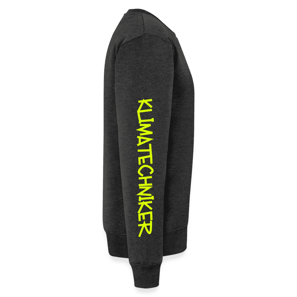 Unisex Premium Pullover "Klimatechniker" neongelb Namma Markt