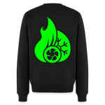 Unisex Premium Pullover "Klimatechniker" neongrün