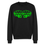 Unisex Premium Pullover "Klimatechniker" neongrün