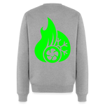 Unisex Premium Pullover "Klimatechniker" neongrün