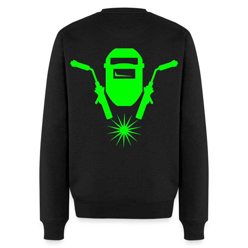 Unisex Premium Pullover "Metallbauer" neongrün
