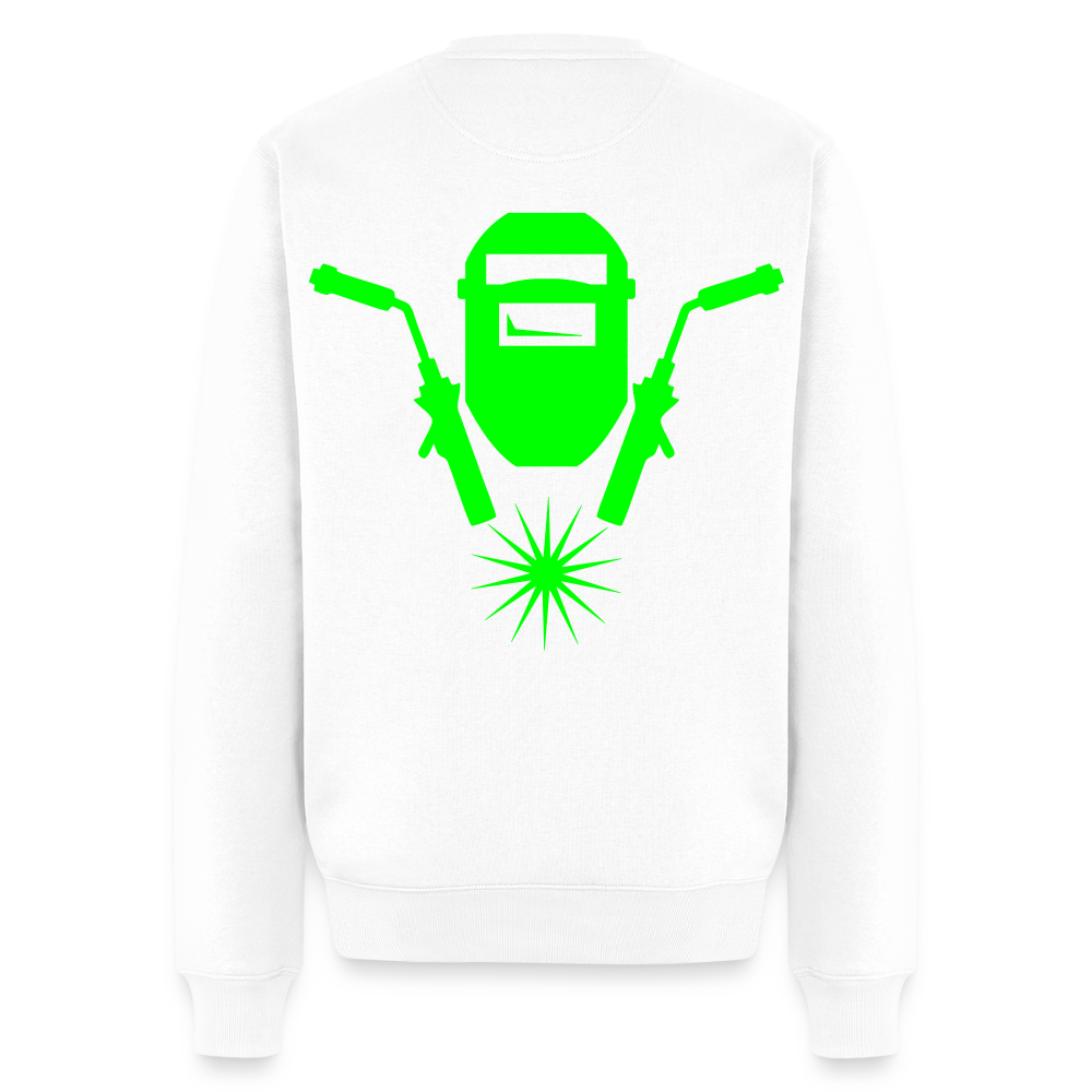 Unisex Premium Pullover "Metallbauer" neongrün