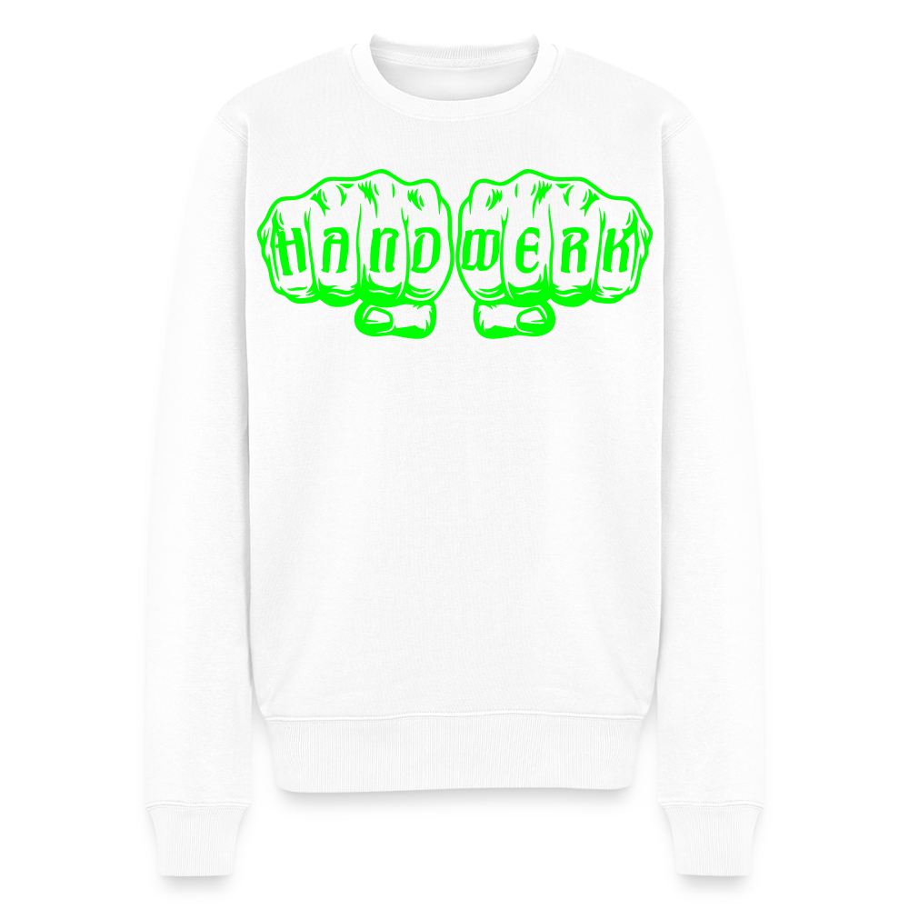 Unisex Premium Pullover "Metallbauer" neongrün