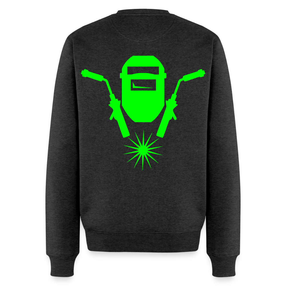 Unisex Premium Pullover "Metallbauer" neongrün