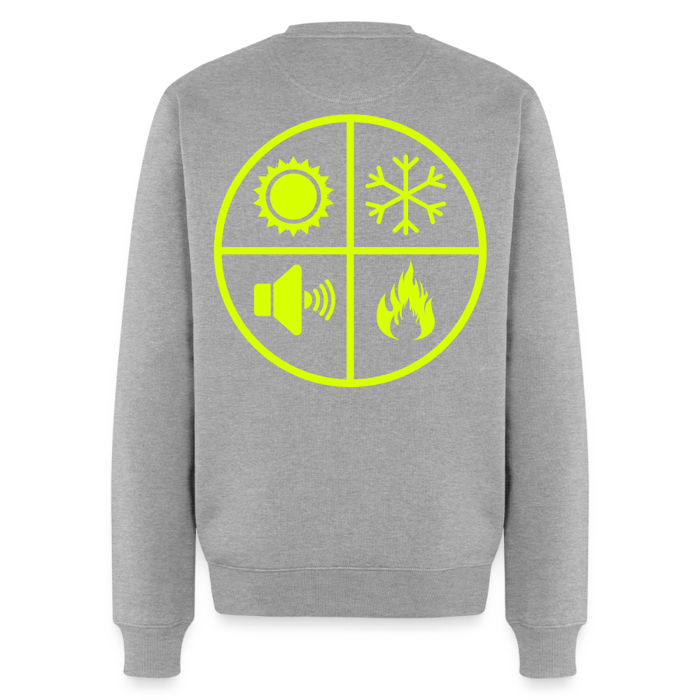 Unisex Premium Pullover "Isolierer" neongelb