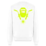 Unisex Premium Pullover "Schweisser" neongelb
