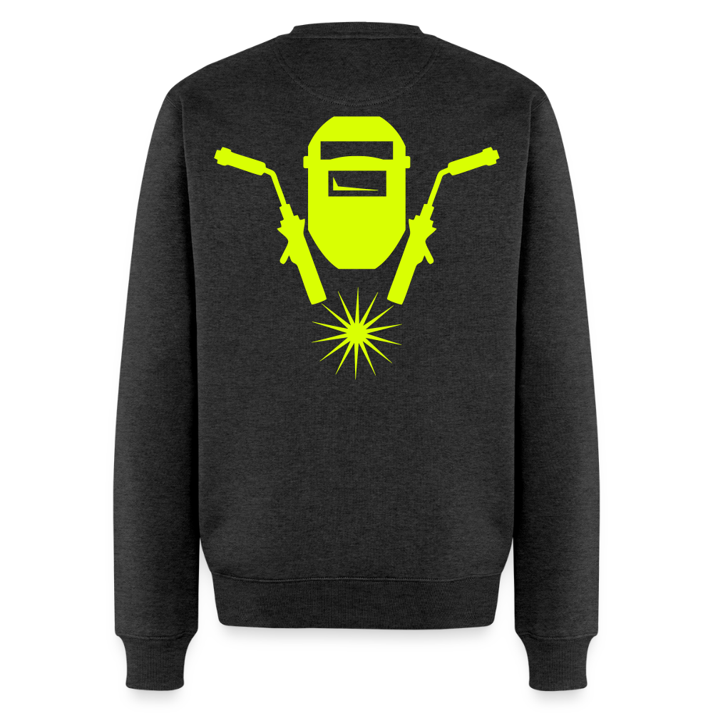 Unisex Premium Pullover "Schweisser" neongelb