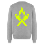 Unisex Premium Pullover "Heizungsbauer" neongelb