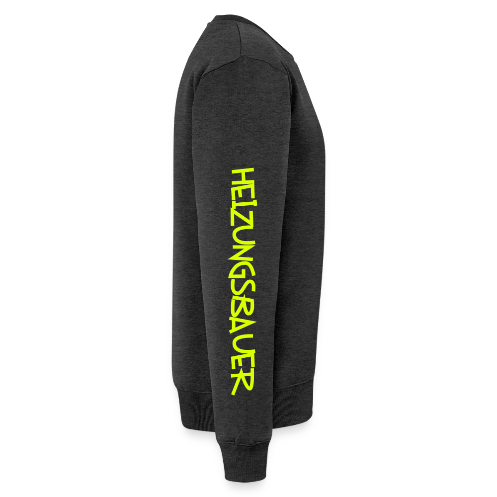 Unisex Premium Pullover "Heizungsbauer" neongelb