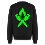Unisex Premium Pullover "Heizungsbauer" neongrün