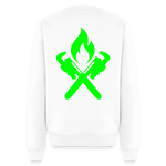 Unisex Premium Pullover "Heizungsbauer" neongrün