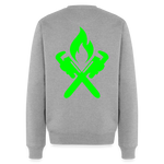 Unisex Premium Pullover "Heizungsbauer" neongrün
